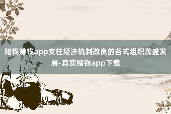 赌钱赚钱app支柱经济轨制改良的各式组织茂盛发展-真实赌钱app下载