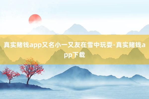 真实赌钱app又名小一又友在雪中玩耍-真实赌钱app下载