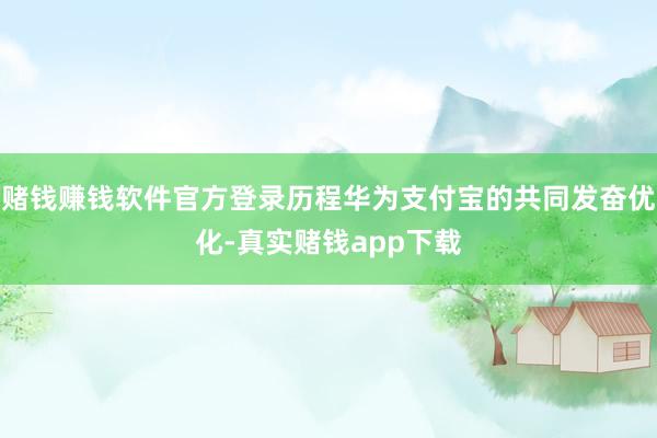 赌钱赚钱软件官方登录历程华为支付宝的共同发奋优化-真实赌钱app下载
